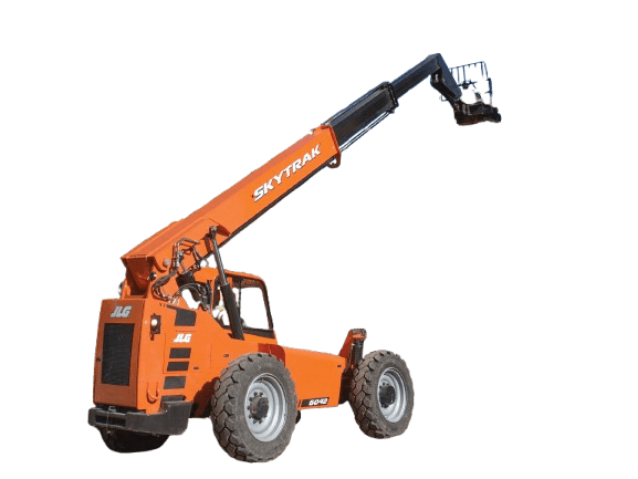 SkyTrak 6042 telehandler with 42-foot reach available for rent at Black Hills Equipment Rentals in Spearfish, SD.